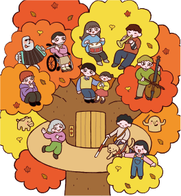 まちがいさがしの絵 上